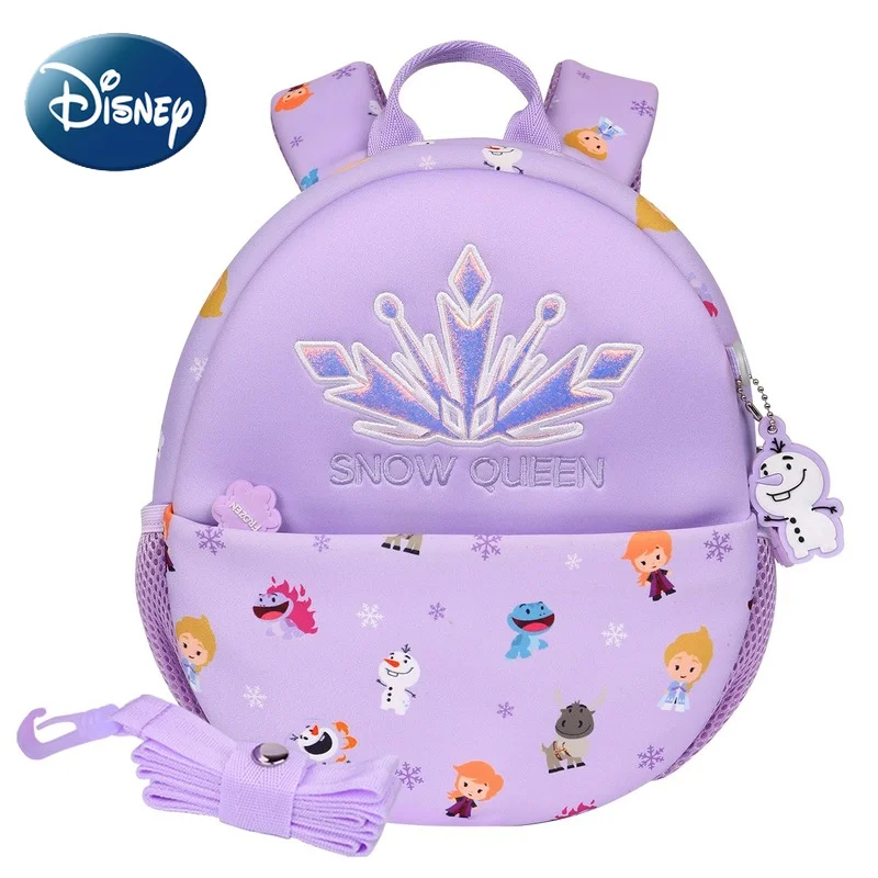 Frozen Disney Children's School Bag Primary School Students Grades 1-3 Cute Egg Bag Breathable Backpack Waterproof School Bag