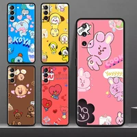 silicone case for samsung galaxy s20 fe s22 plus s21 ultra s10 lite s9 s8 s10e s7 edge mobile phone cover kpop b bt and 21 lunda