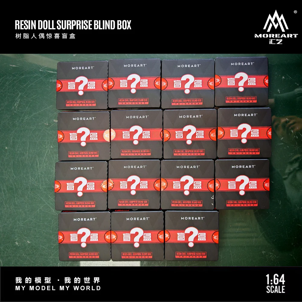 Фото More Art 1:64 Фигурка Mystery Box, модель декоративной фигурки для дисплея, коллекции и подарка №5