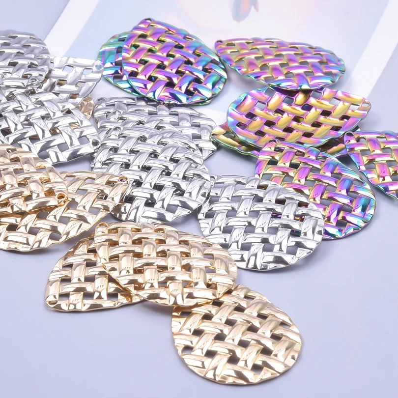 

6 шт./партия, подвески-капельки из нержавеющей стали