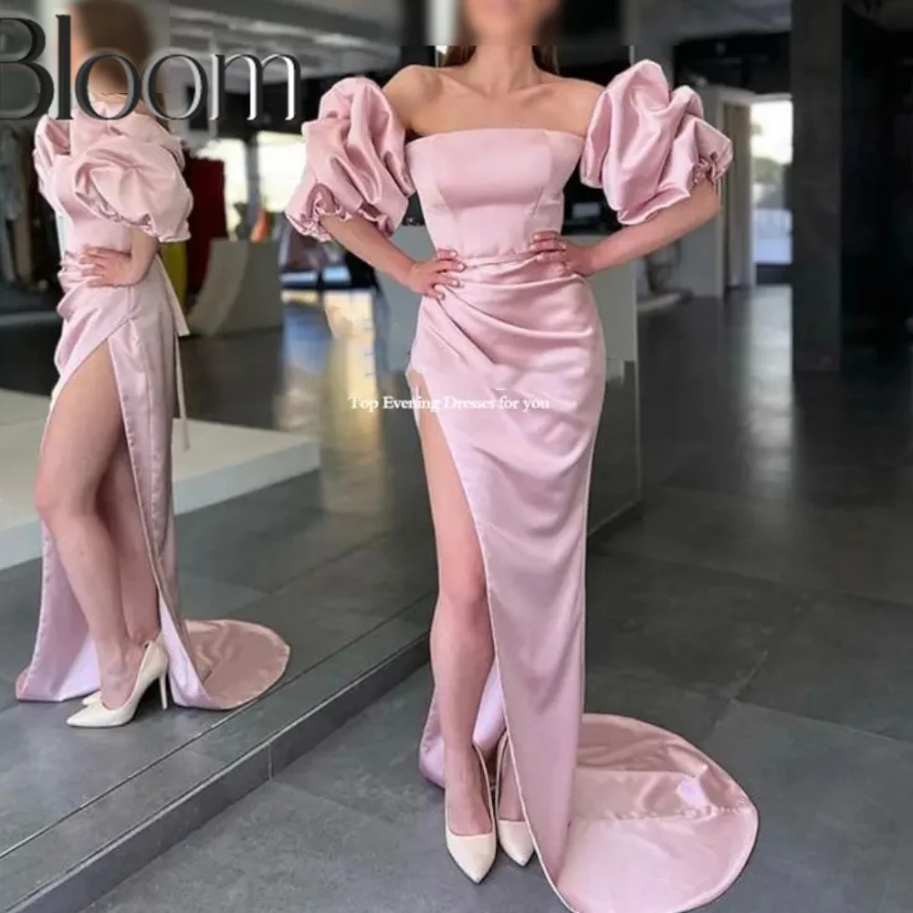 Платье для выпускного вечера по индивидуальному заказу 2024 без бретелек с пышными