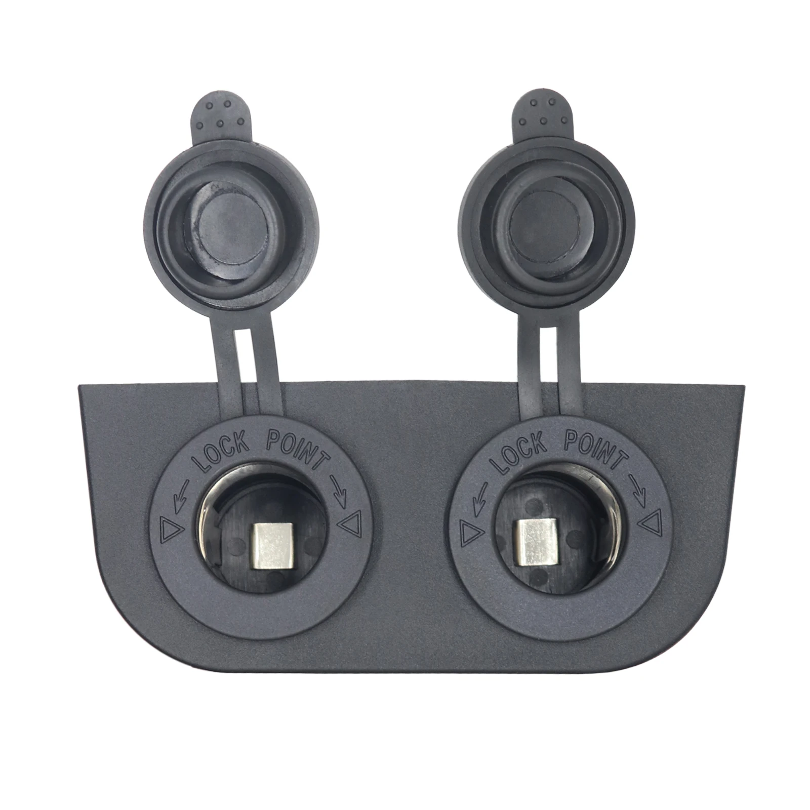 

Многофункциональная розетка для модификации автомобиля 12-24 В, женская розетка, адаптер с двумя USB-зарядными устройствами, розетка для вольтметра для автомобиля