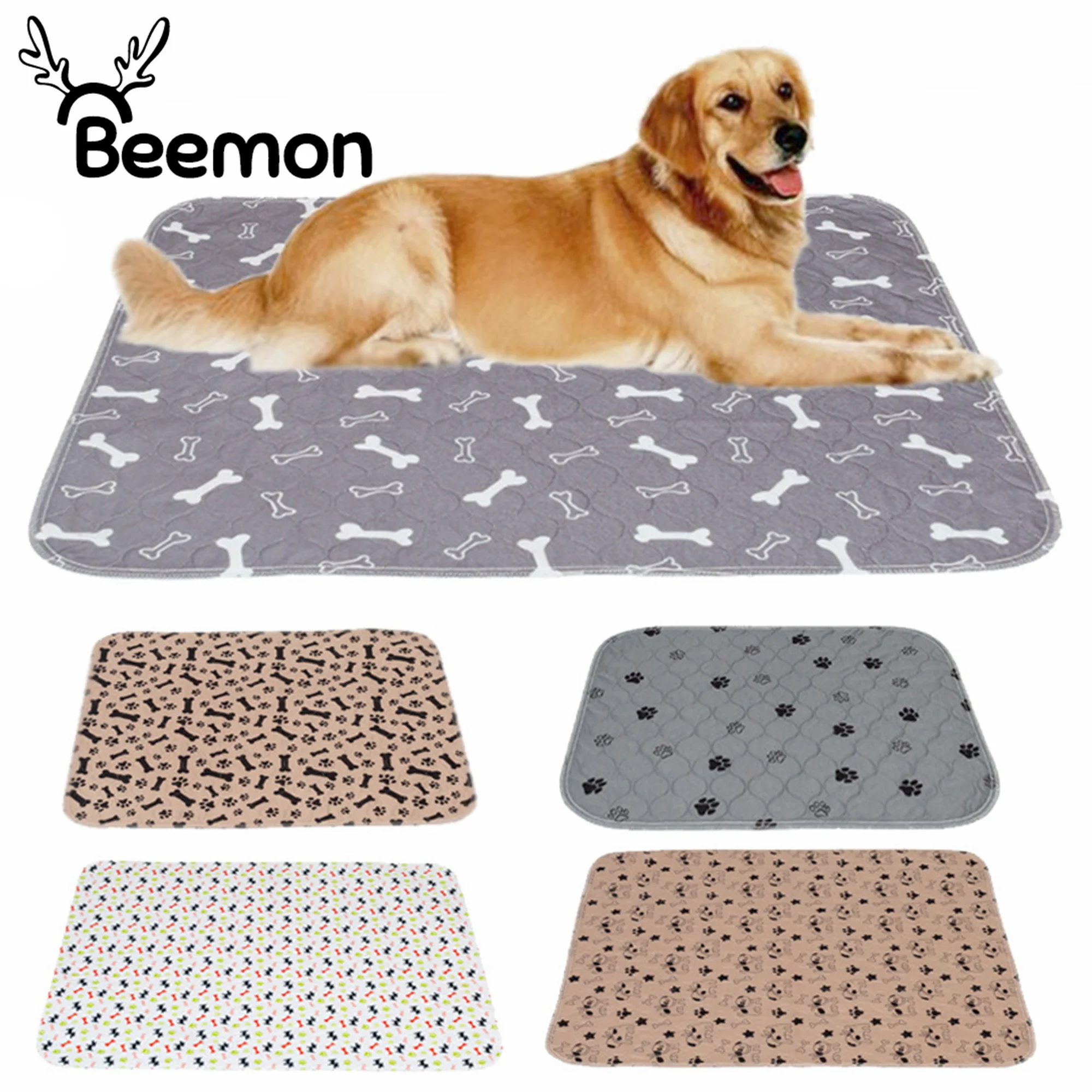 

BEEMON pet absorbent urine pad five-layer waterproof TPU pet diaper non-wet washable urine pad diaper diaper mattress
