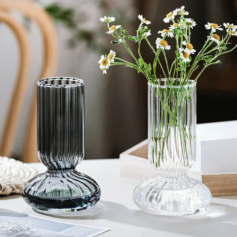 

Домашняя ваза, домашний декор, стеклянная ваза, стеклянный контейнер, украшение для гостиной, цветочный горшок, гидропонная Цветочная компо...