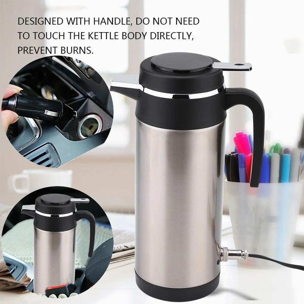 Автомобильный вакуумный изолированный чайник быстрый нагрев нержавеющая сталь