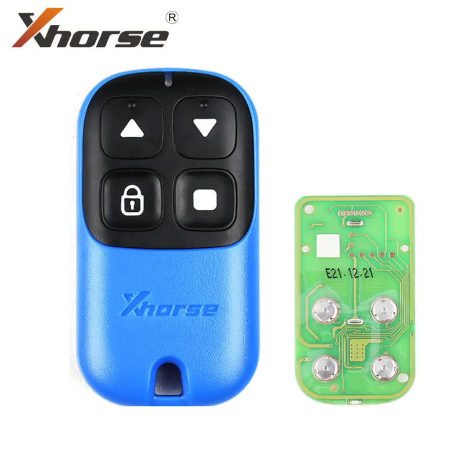 

Xhorse Garage Remote Key 4 Buttons XKXH04EN Blue 10pcs/lot