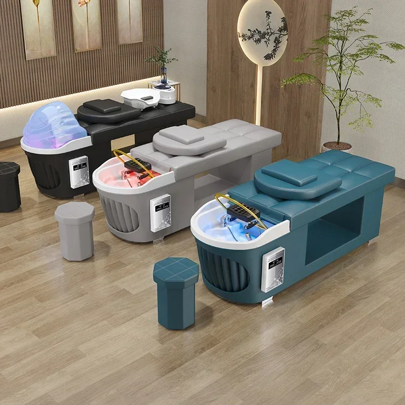 Чистый красный прилив кровать для шампуня лечения головы парикмахерская салон