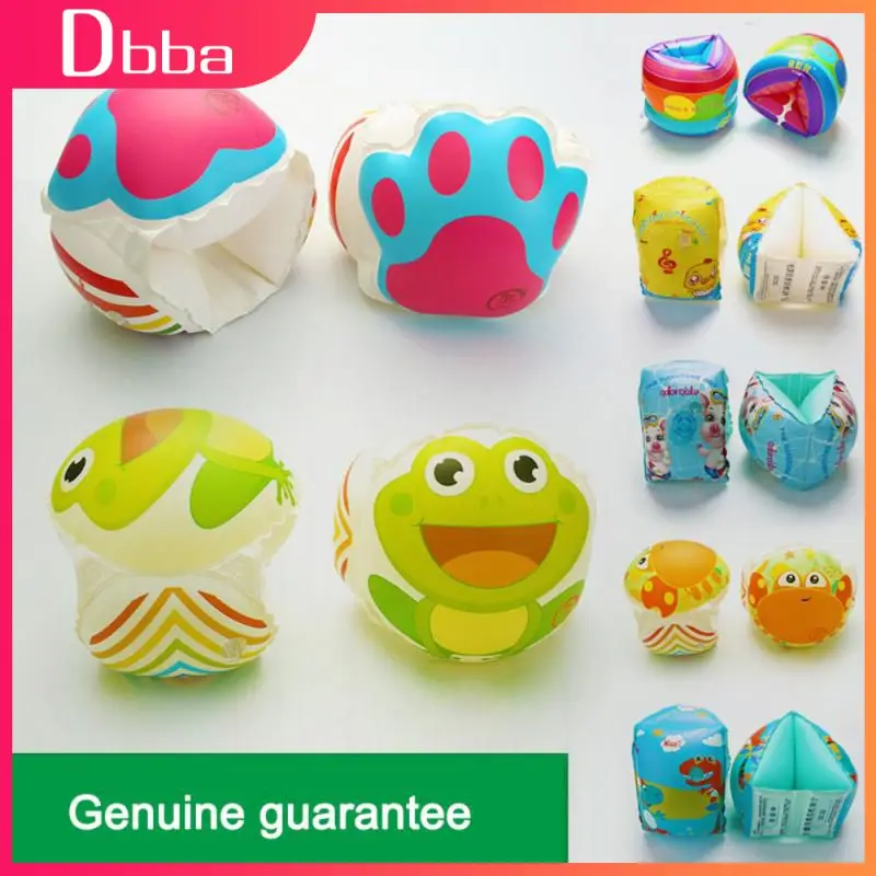 

1pair Cute Swimming Inflatable Arm Rings Adult Kids Portable Floating Circle Sleeves Pool Buoy Armbands Swimming Equipment New