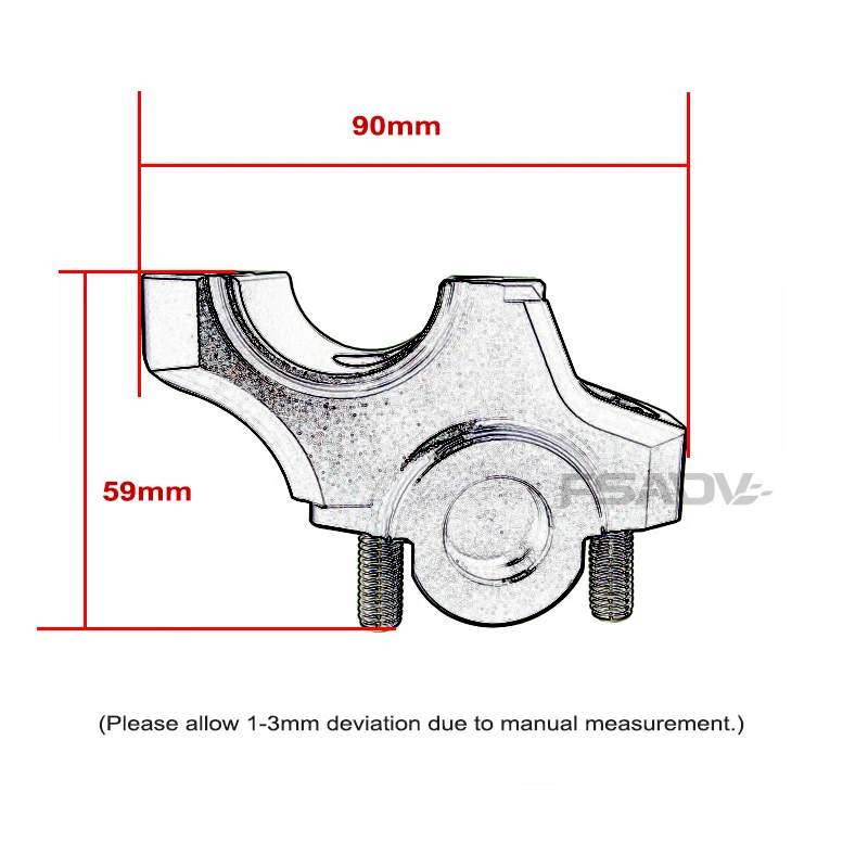 Для Yamaha MT09 руль крепление на ручку зажим FZ-09 FZ09 XSR900 2012-2018 2017 2016 2015 2014 аксессуары для