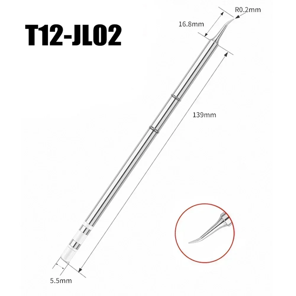 

1 шт. паяльные жала серии T12 T12K KF KL KR KW J02 JL02 JS02 сварочная головка для FX-9501 HAKKO912 FM-2027 2028 ручка