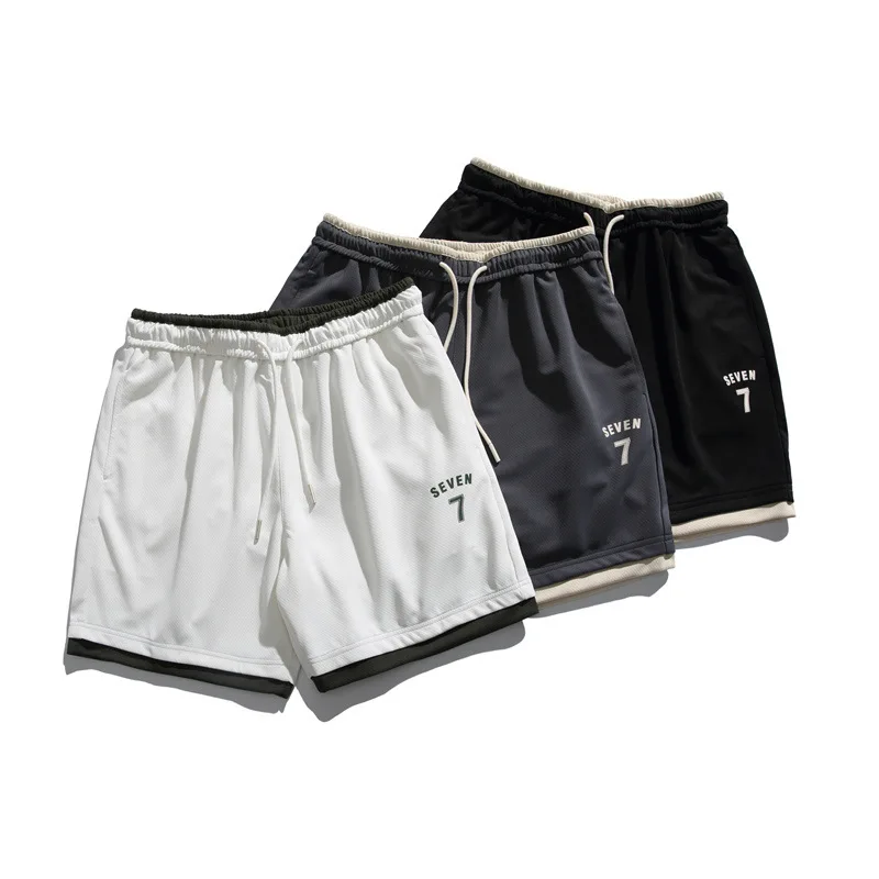 

Summer Thin Men's Loose Pants American Casual Basketball Running Shorts