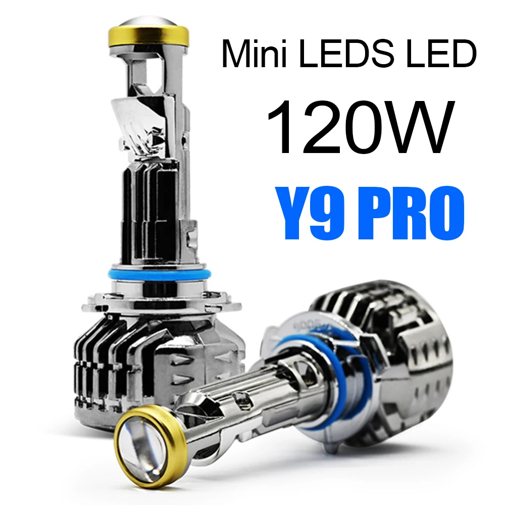 H7 Светодиодные фары Автомобильные линзы H4/9003/HB2 H11 H9 H8 9005 HB3 9006 HB4 Модифицированный