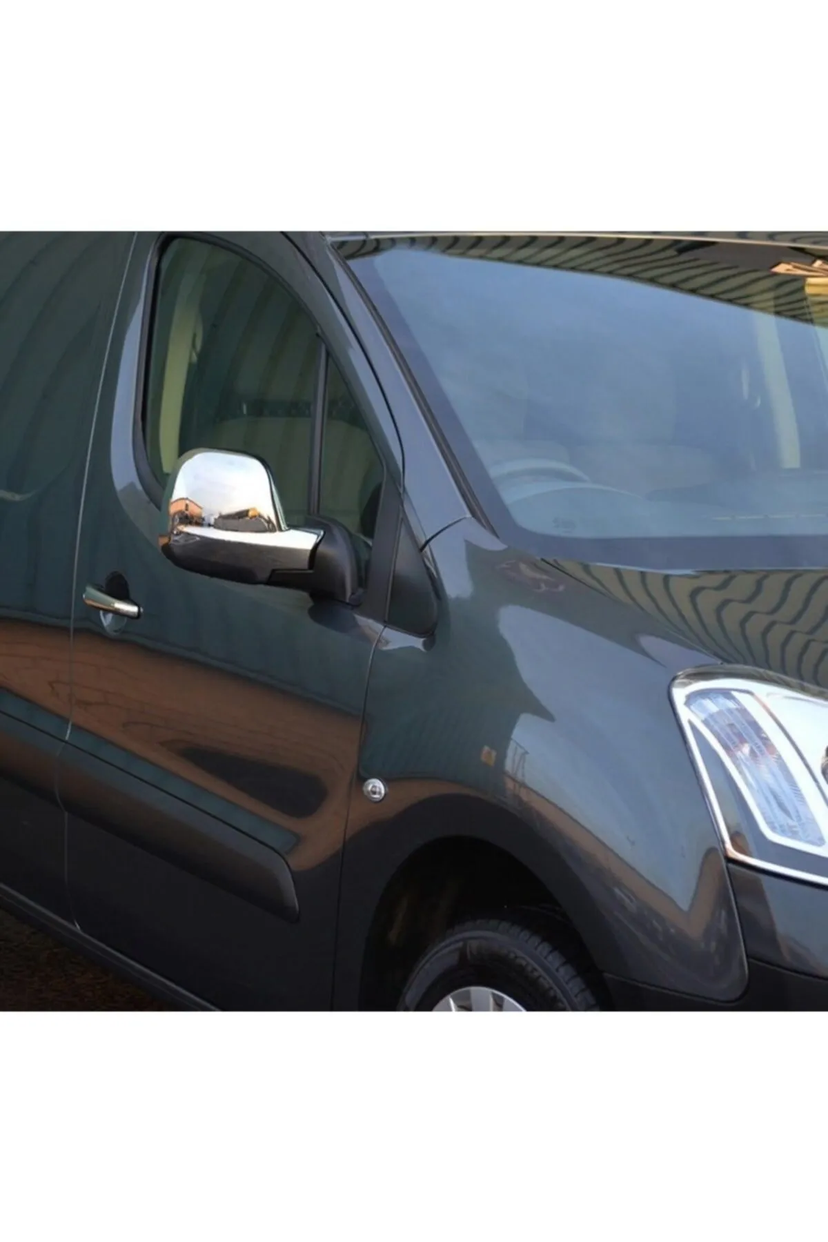 

Citroen Berlingo 2 Mini Van 2012 - 2018 Between Models Mirror Cover 2 Parça Abs Plastic Chrome Looking Wna36