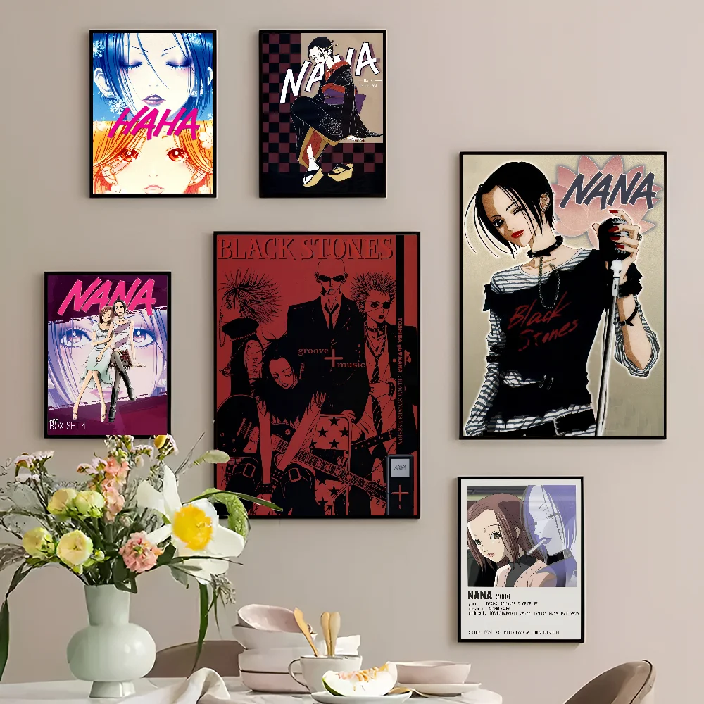 Японский Классический Аниме NANA HD Качественный Постер С Высоким Разрешением