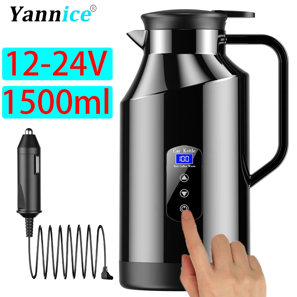 1500 мл автомобильный электрический нагревательный стакан 12 В 24 В ...