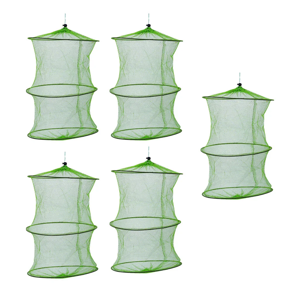 

Net Cagecollapsible Portable Supplies Mesh Foldable Bait Cast Keep Basket