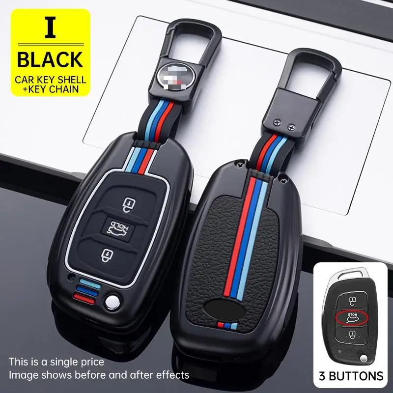 

UMQ Car Key Case For Hyundai Elantra Verna Solaris 2005 2006 2007 2008 2009 2010 2012 2011 2013 2014 2015 2016 Cover Accessories