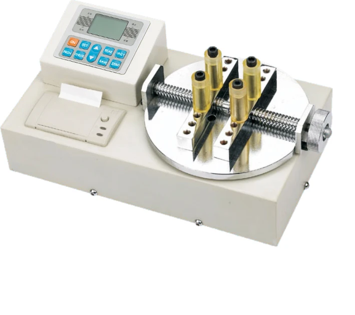 

Calibration instrument for torque value for bottle cap measuring and Tightening force test
