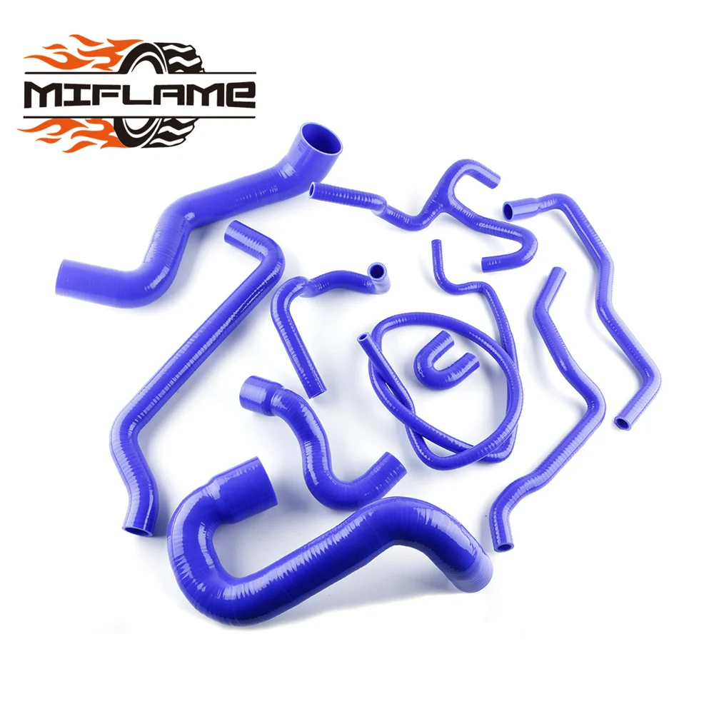 Комплект силиконовых турбо-шлангов охлаждающей жидкости радиатора для Saab 9-5 2.0T