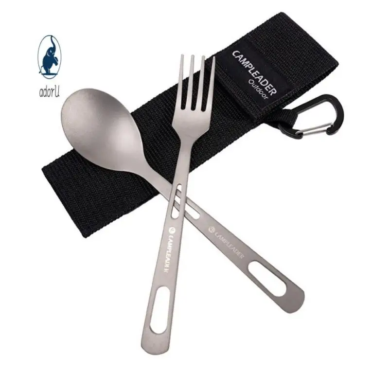 Easy To Clean Outdoor Lightweight And Portable Fork Spoon Health And Safety Round And Smooth Tableware Durable And Sturdy Set