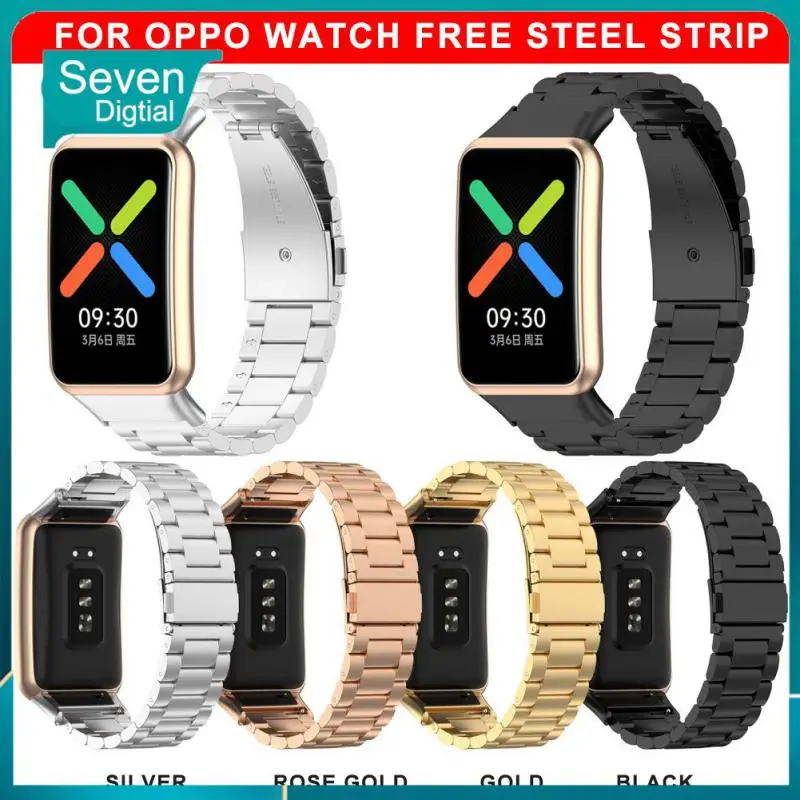 

Stainless Steel Watchband Replaceable Smart Accessories Metal Strap Fashion Watch Strap For Oppo Watch Free