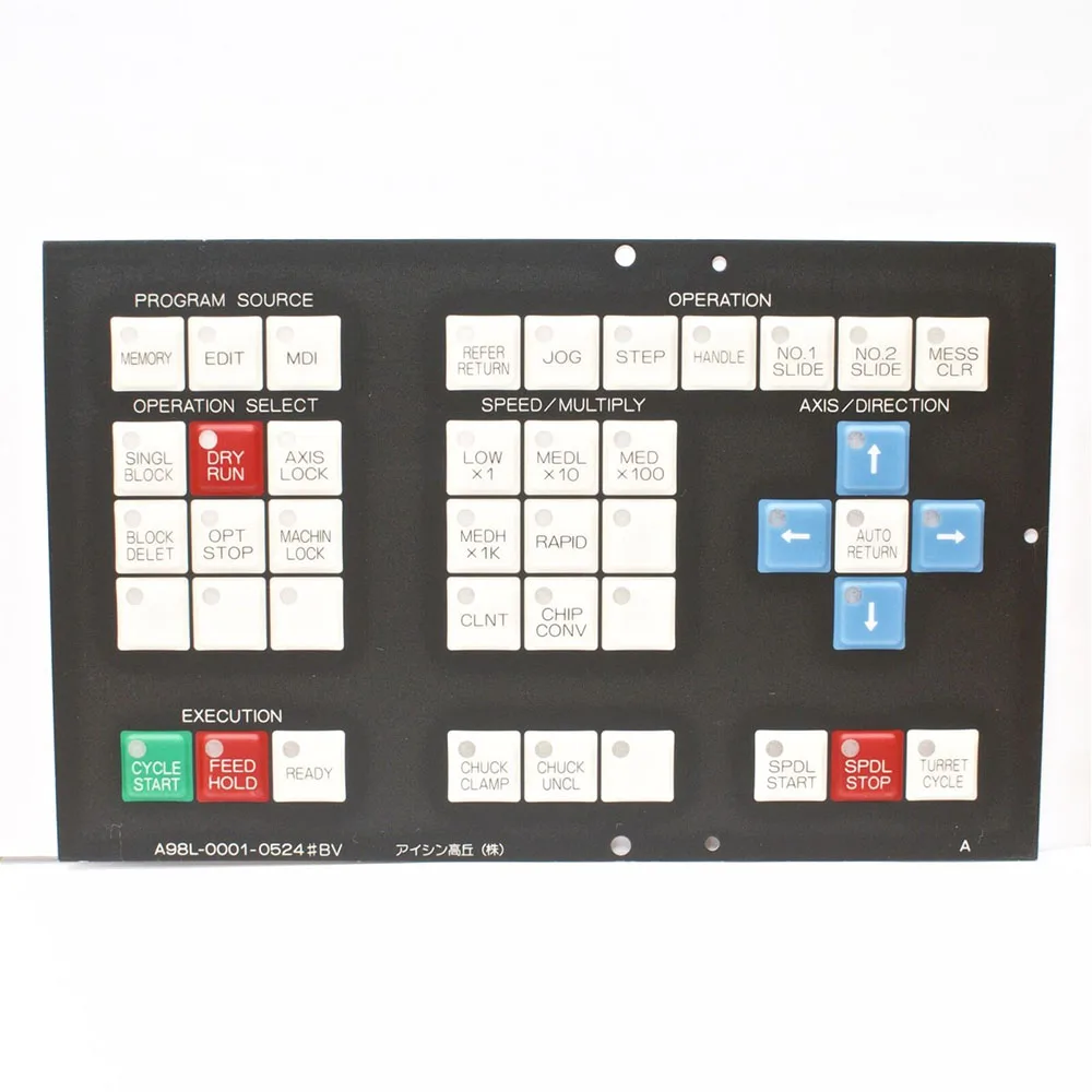 

For A98L-0001-0524#BV Industrial Protective Film Overlay Keypad Membrane