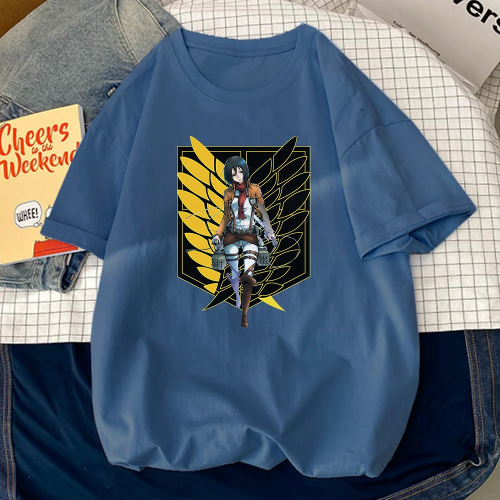 

Футболка мужская с принтом «атака на Титанов», винтажная уличная одежда, повседневный топ с коротким рукавом, Спортивная Удобная рубашка, б...