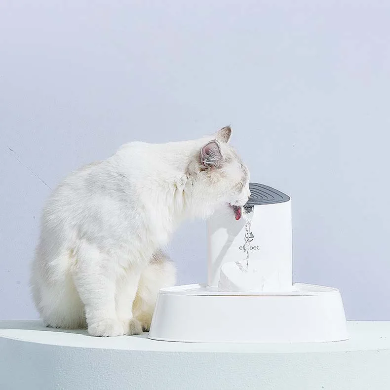 

Автоматический питьевой фонтанчик для домашних животных, бесшумная поилка для собак и кошек, емкость 1,8 л, с светильник кой