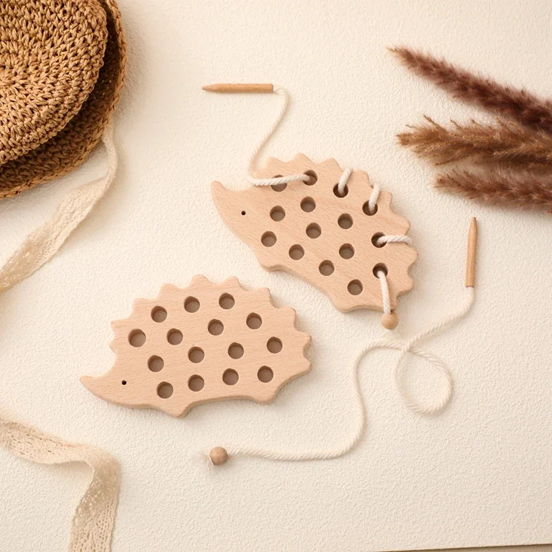 Деревянная доска для замедления ежа детские игрушки Монтессори деревянная