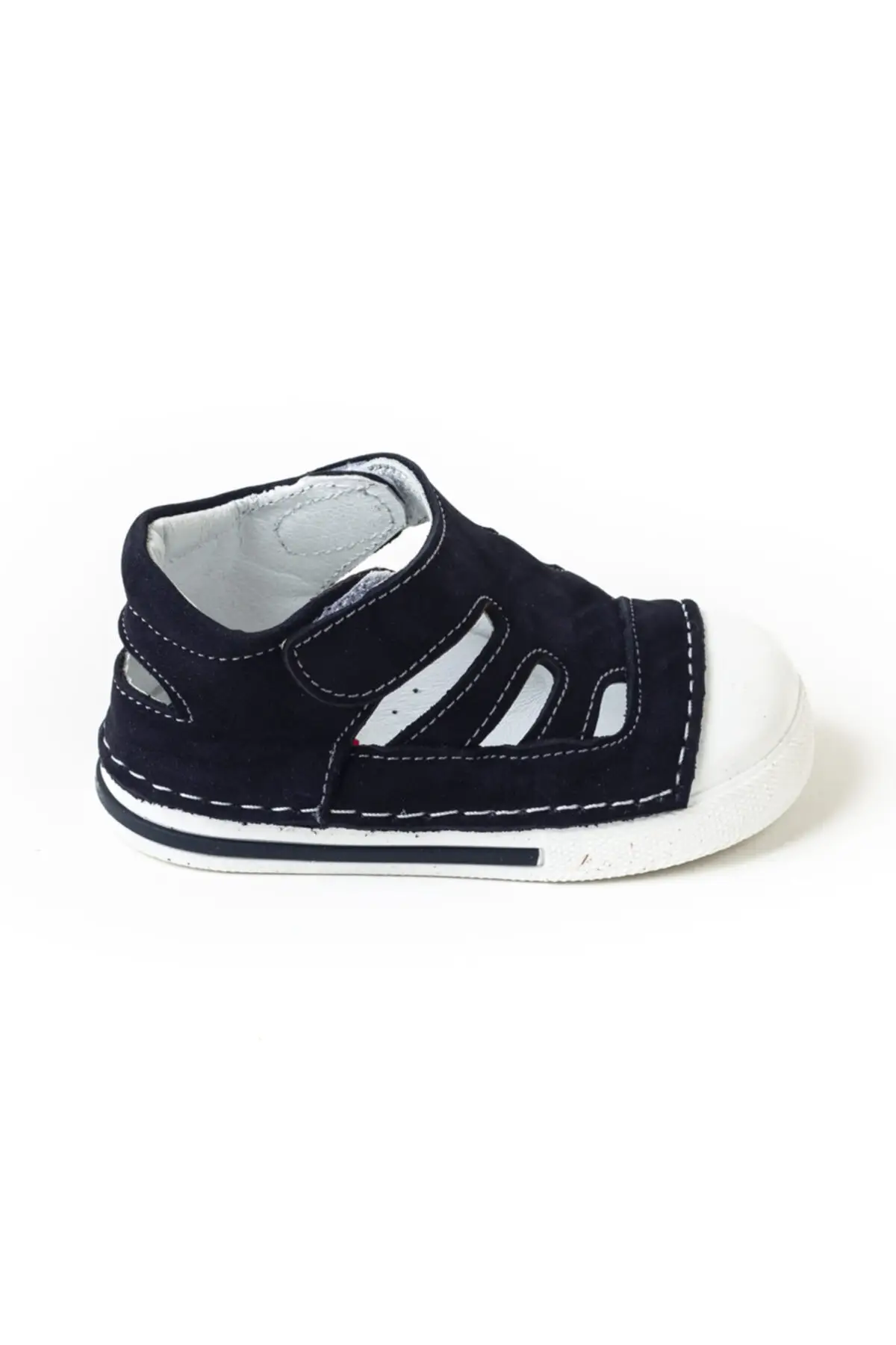 

Hot Selling Kids Navy Unisex Leather Baby Shoes Orthopedic First Step 2021 New Arrival Kids Boys Girls Cute Casual Shoes