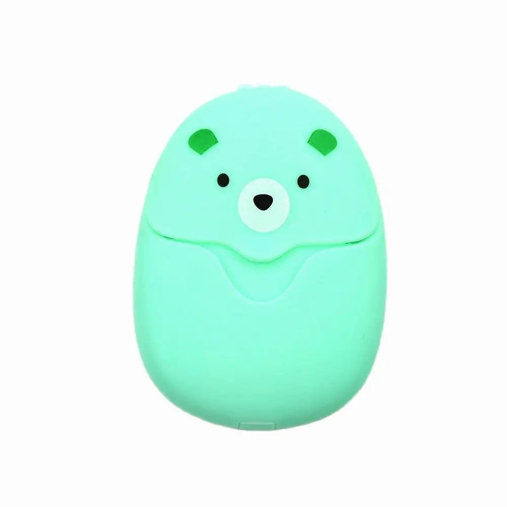 50 шт. одноразовые коробки бумажного мыла для путешествий кемпинга портативная