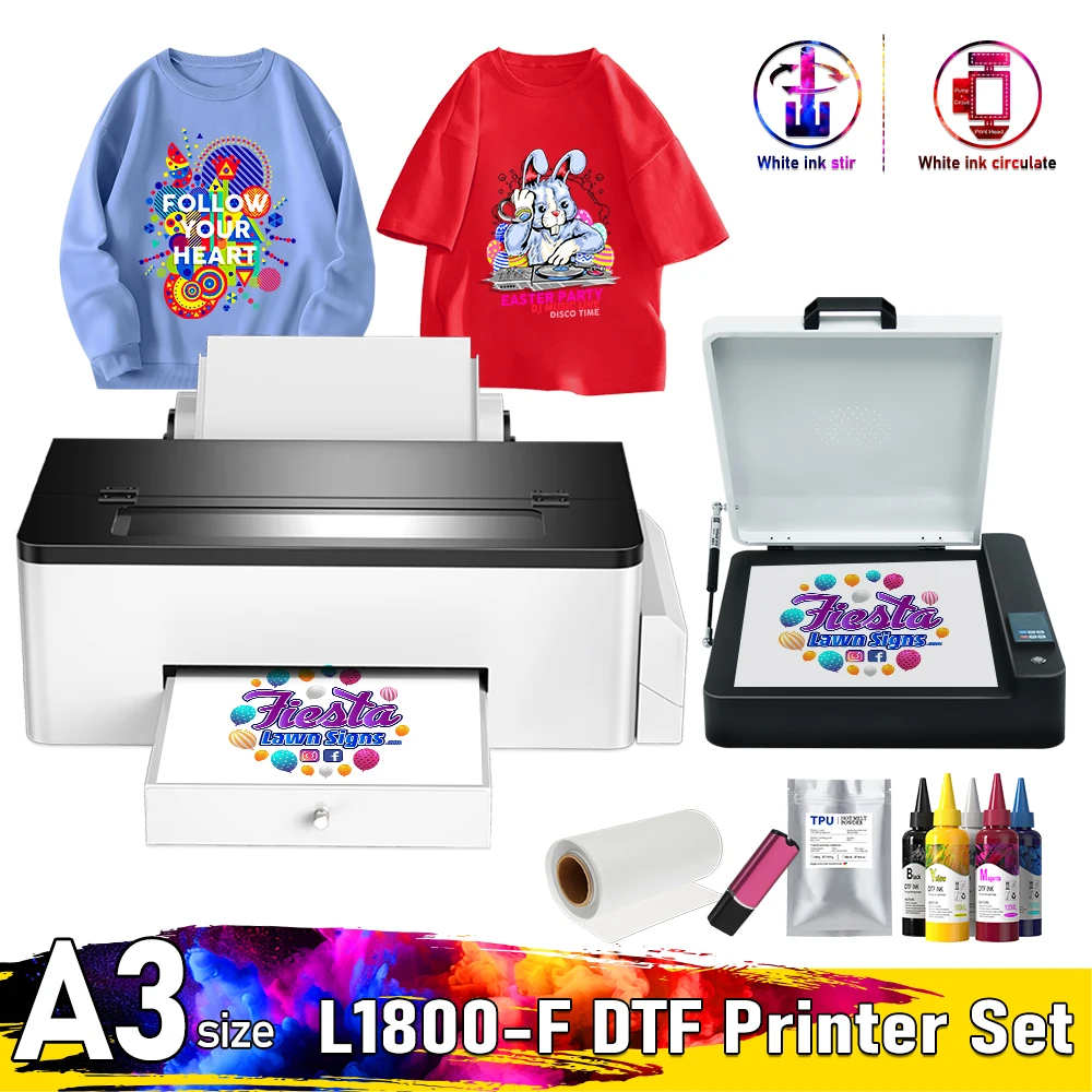 Принтер A3 + L1800 DTF принтер dtf для печати на футболках a3 переноса пленки футболок
