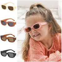 new children sunglasses personality rectangle sun glasses kids anti uv spectacles eyeglasses cut ornamental a