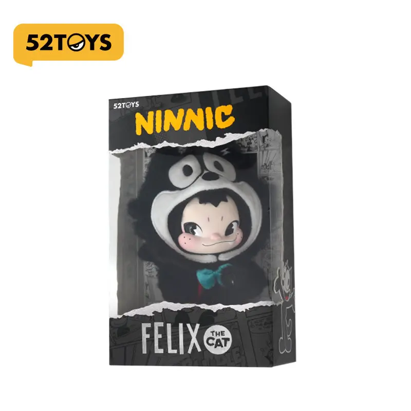 Фото 52TOYS NINNIC Феликс, плюшевый котик-брелок, модная игрушка-украшение, подвеска к Празднику Циси, коллекционный брелок, аниме-кукла. №3