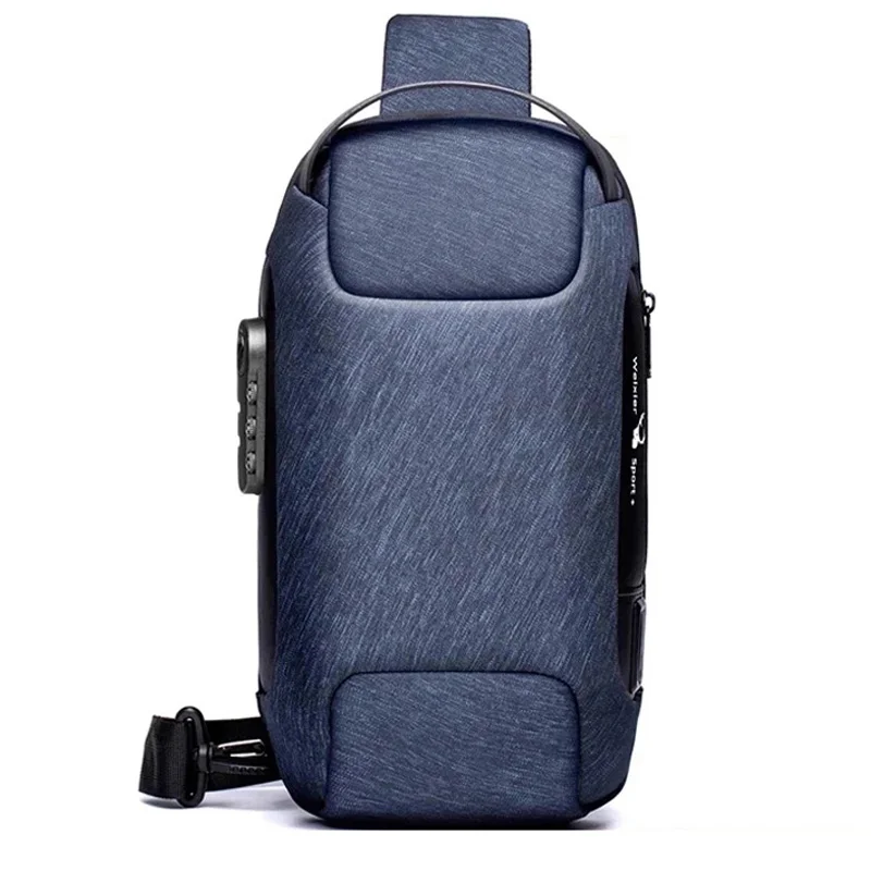 

Men Waterproof Multifunction Oxford Crossbody Bag Anti-theft Sling Shoulder Bags Messenger Chest Bag Pack For Male