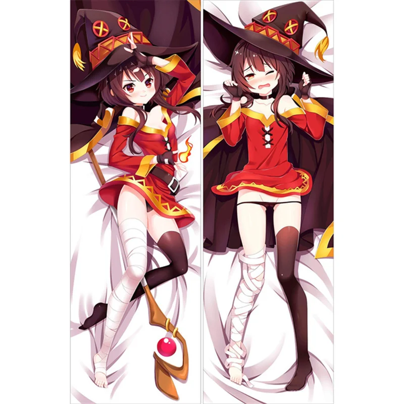 

Наволочка для подушки из японского аниме коносуба мегумин сексуальная девушка вайфу дакимакура