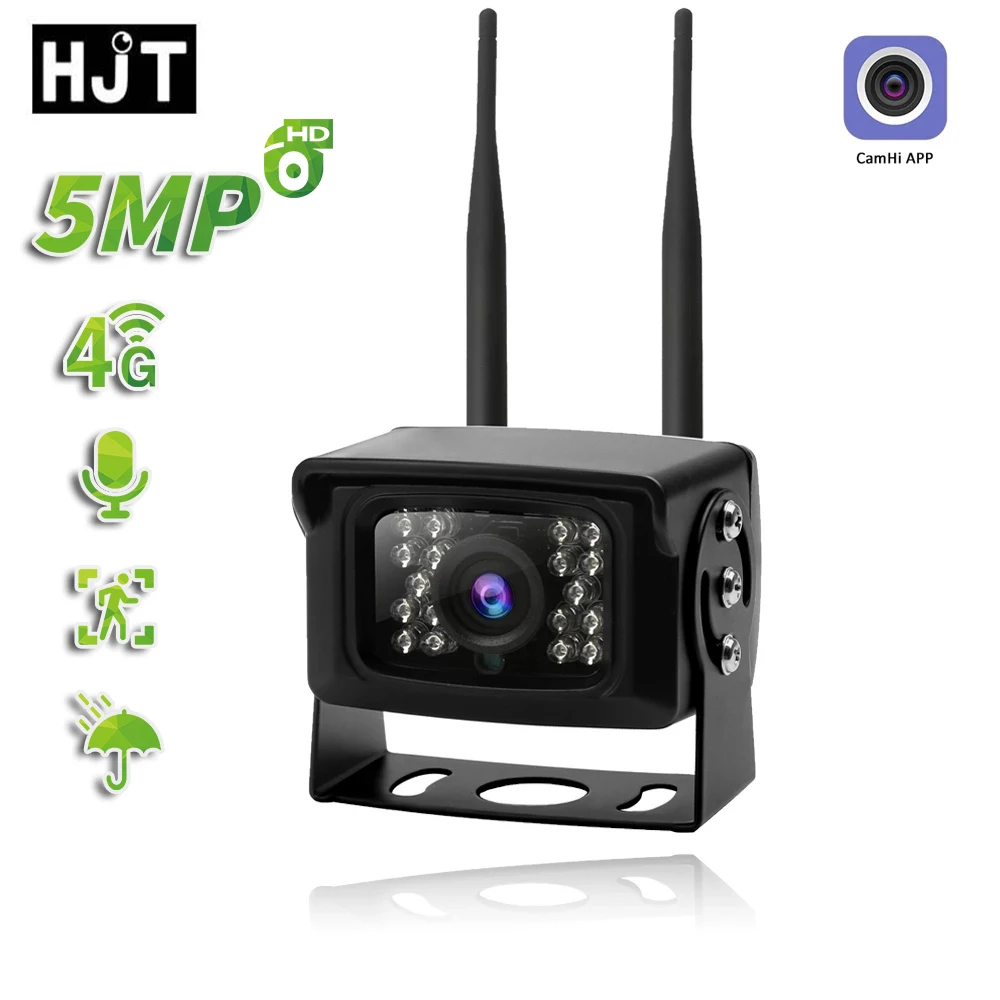 HJT Full HD Sony 5MP 4G SIM-карта WIFI IP-камера Водонепроницаемый аудио MIN ONVIF видеонаблюдения