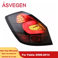 led tail lights for fabia taillight 2008 2014 car accessories drl dynamic turn signal lamps fog brake reversing