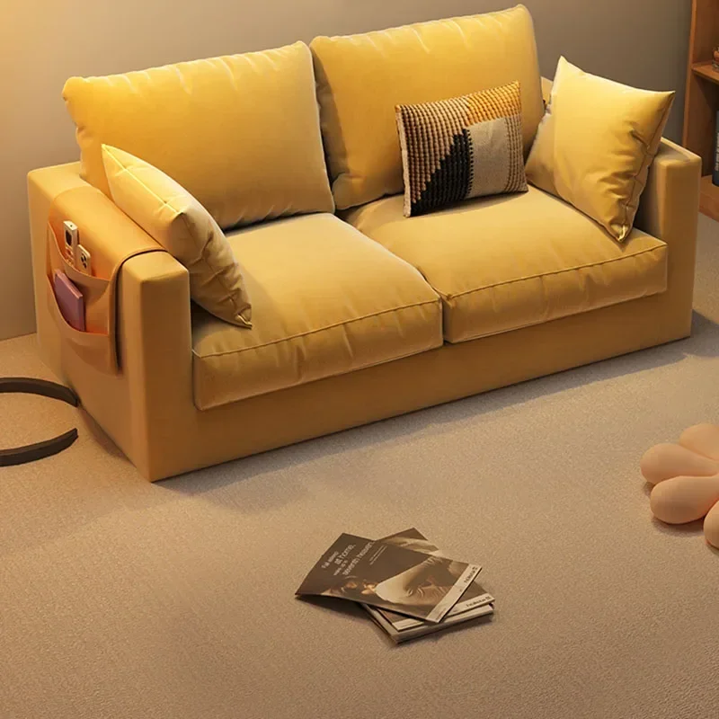 Скандинавский L-образный диван для гостиной уютный с откидной спинкой диваны