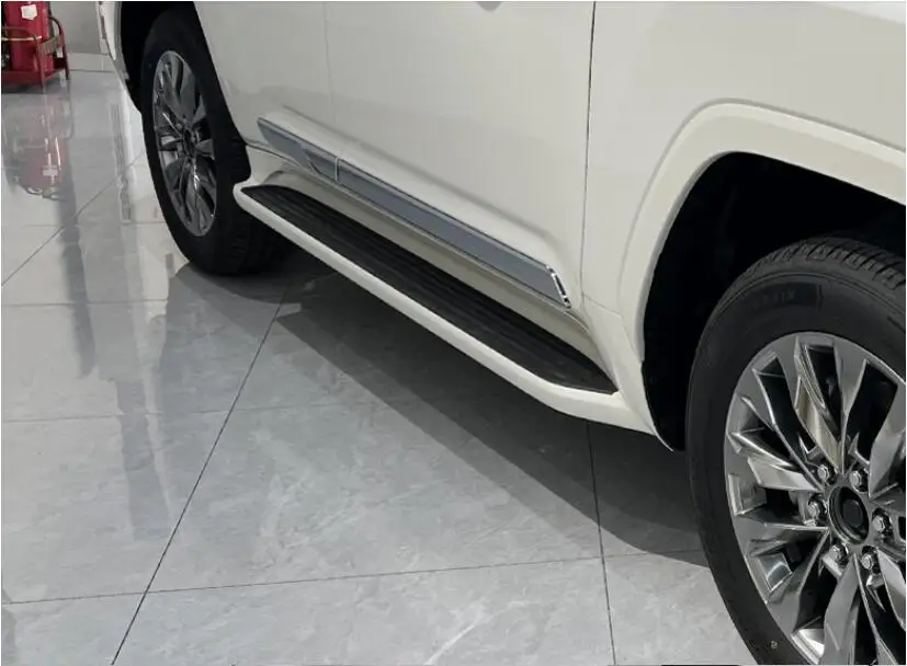 

High Quality Aluminum Alloy Running Board Side Step Nerf Bar Pedal For Toyota Land Cruiser Prado LC300 2020 2021 2022 2023