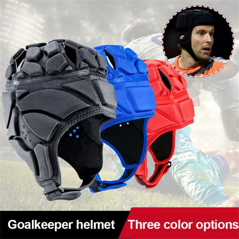 

Детская взрослая Профессиональная футбольная бейсболка шлем вратаря Спорт Регби скрапбук защита головы Защита для вратаря 3 варианта