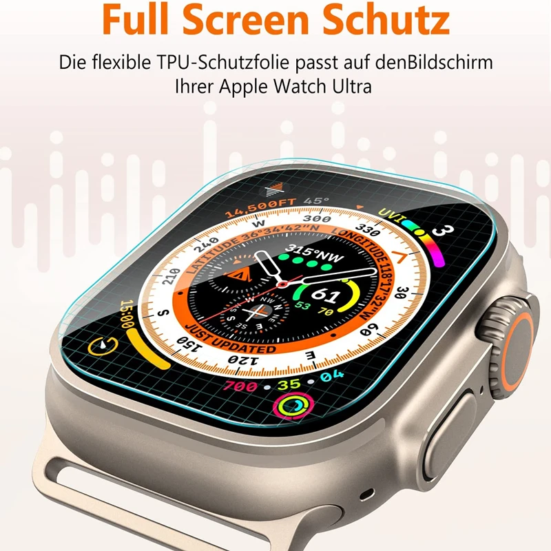 Фото Фотопленка для Apple Watch 44 мм 40 мм 41 мм 45 мм 49 мм 42 мм 38 мм, не стекло для iWatch Ultra 8 7 SE 6 5 4 3 №3