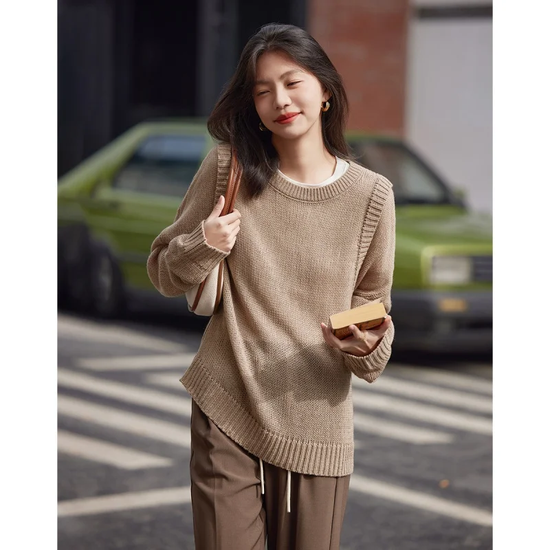 Рисунок 5 - Осенний Новый пуловер с драпировкой