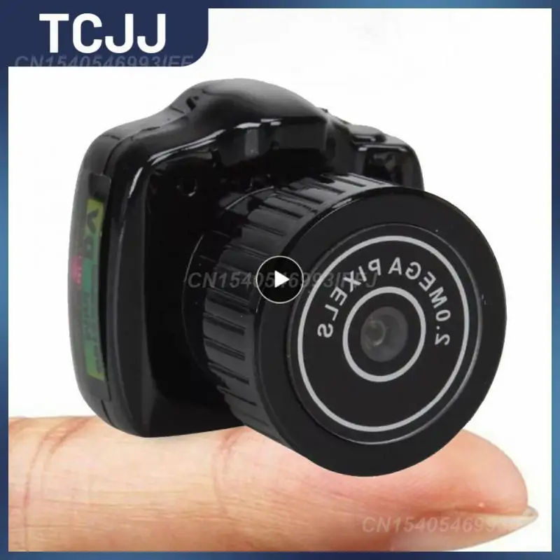 

Small Dv Dvr Recorder Mini Video Audio Recorder Waterproof Web Camera Mini Camera Y2000 Sport Micro Camera Hd Black With Mic
