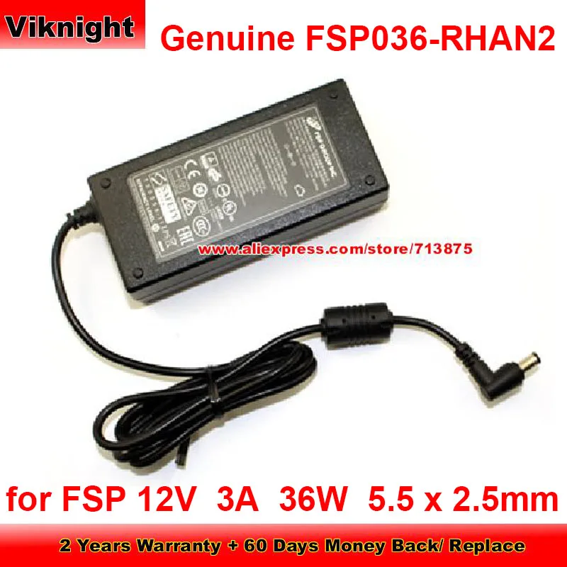 

Оригинальный телефон, адаптер переменного тока 12 В 3 А 36 Вт, зарядное устройство для FSP FSP036RHAN с 5,5x2,5 мм
