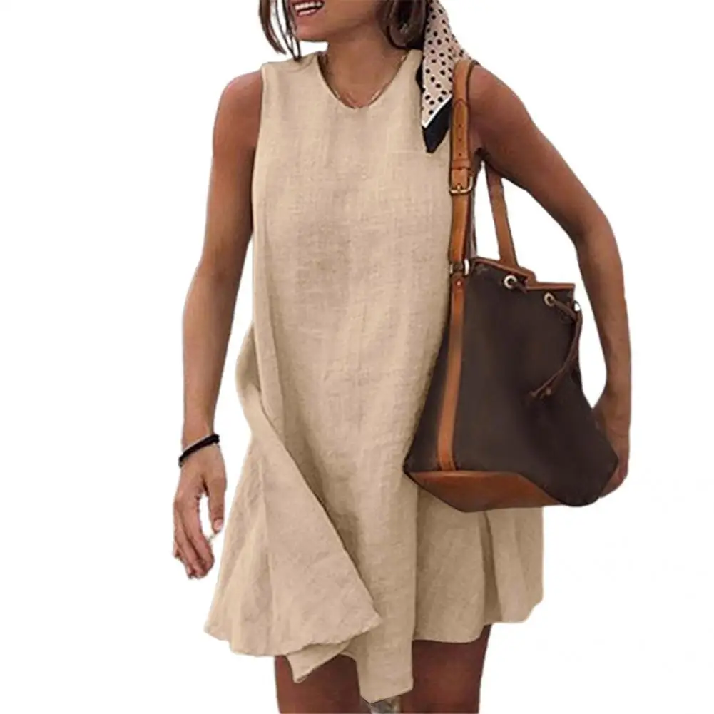 

Quick Drying Plus Size Loose Fit Vest Dress for Dating Mini Dress Quick Drying Plus Size Loose Fit Vest Dress for Dating