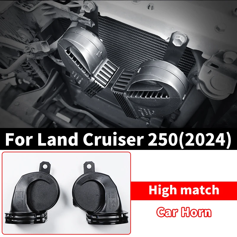 

Для 2024 Тойота Ленд Крузер 250 Автомобиль Рог Улитка Звуковой твитер Прадо LC250 FJ250 Экстерьер Обновление Модификация Принадлежности Комплект для кузова Тюнинг Toyota Land Cruiser 250