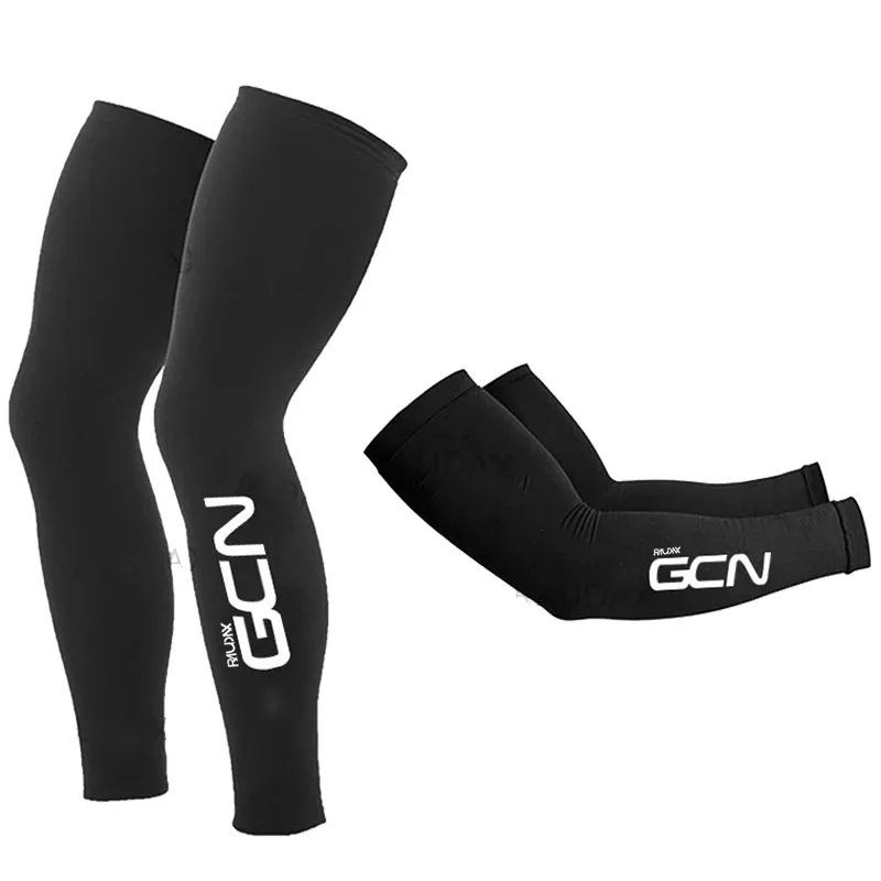 Team Raudax Gcn Leg Warmers Black UV Tection Raudax Gcn Cycl