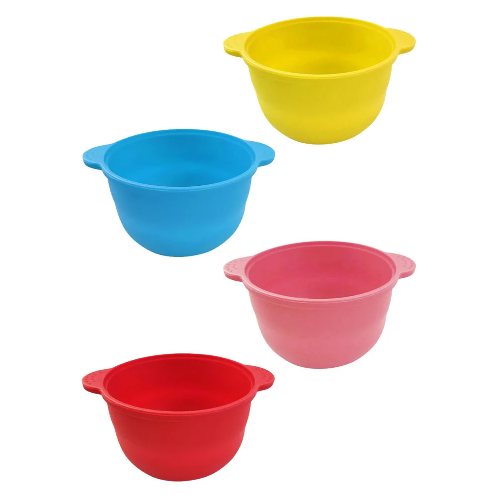 

4Pcs Non-stick Wax Melting Container Wax Melting Bowl Foldable Bowl Accessory