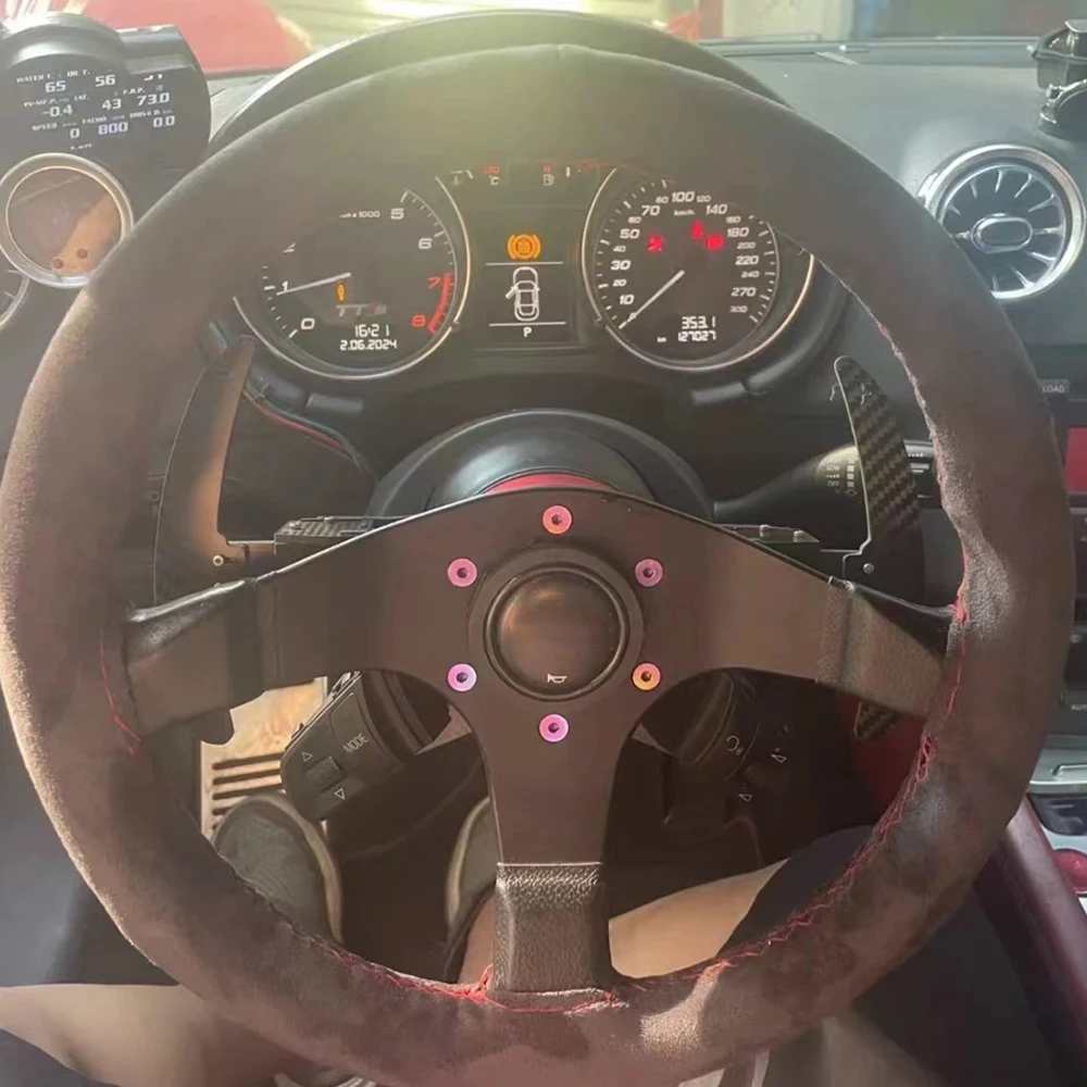 Держатель рулевого колеса из углеродного волокна для Volkswagen Audi TT